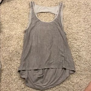 lululemon open back tank: size 4